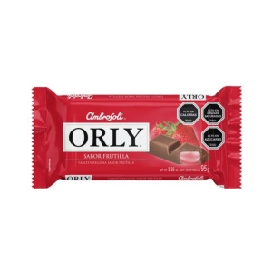 CHOCOLATE ORLY FRUTILLA 95 GR