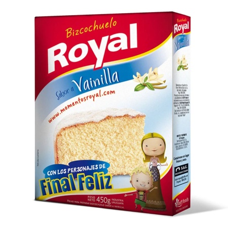 BIZCOCHUELO ROYAL VAINILLA 450 GR