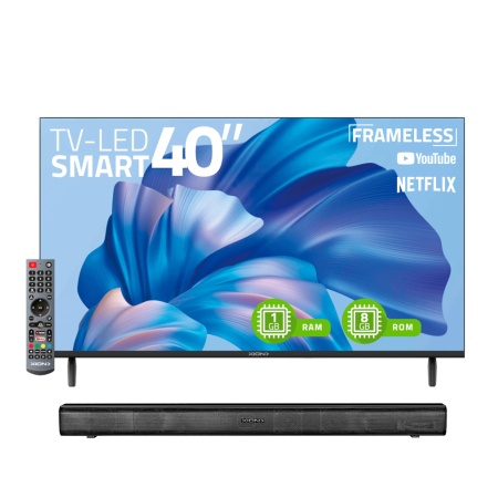 SMART TV XION 40" HD + BARRA DE SONIDO BAR45