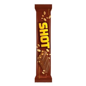 CHOCOLATE SHOT CON LECHE Y MANI 90 GR.