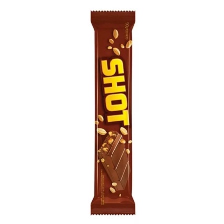 CHOCOLATE SHOT CON LECHE Y MANI 90 GR.