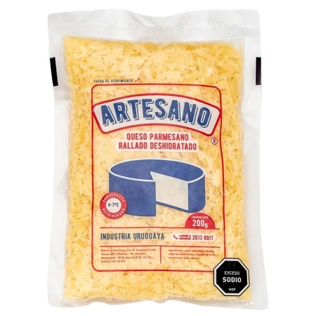 QUESO RALLADO ARTESANO GRUESO 200 GR