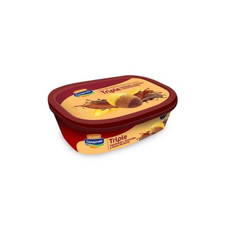 HELADO CONAPROLE BARRA SAMBALLON/CHOC/DDL 1 LT.