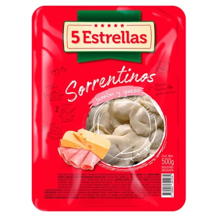 SORRENTINOS 5 ESTRELLAS JAMON/QUESO