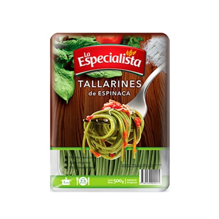 TALLARINES GRUESO ESPINACA LA ESPECIALISTA