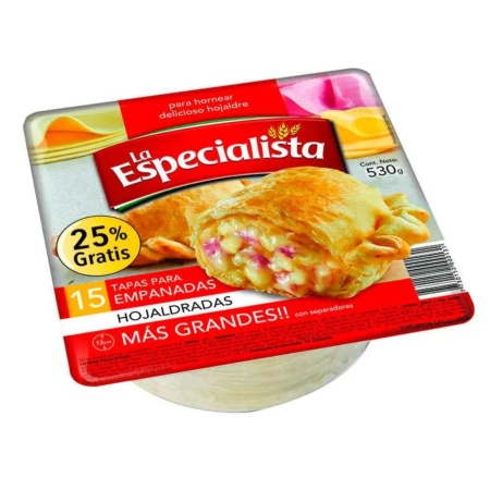 TAPA PARA EMPANADAS HORNO LA ESPECIALISTA X12
