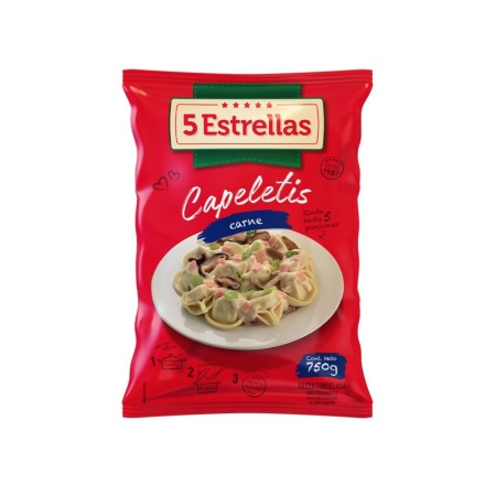CAPELLETIS 5 ESTRELLAS CARNE 750 GR