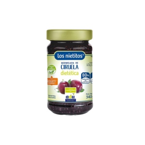 MERMELADA CIRUELA 0% AZUCAR LOS NIETITOS 340 GR.