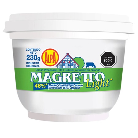 QUESO CREMA MAGRETT LIGHT 230 GR
