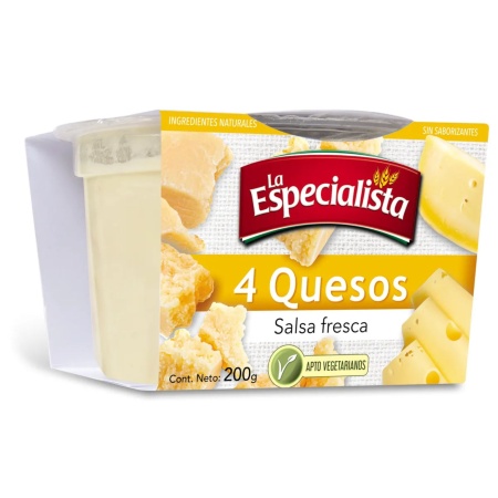 SALSA 4 QUESOS LA ESPECIALISTA 200 GR