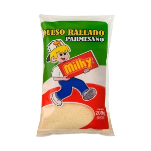 QUESO RALLADO MILKY PARMESANO FINO 200 GR