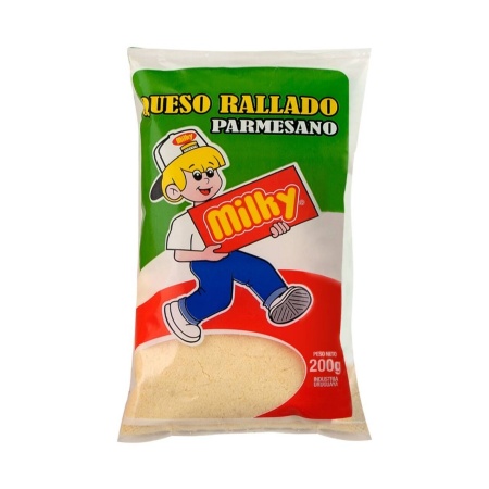 QUESO RALLADO MILKY PARMESANO FINO 200 GR