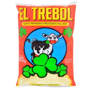 QUESO RALLADO TREBOL FINO 80 GR