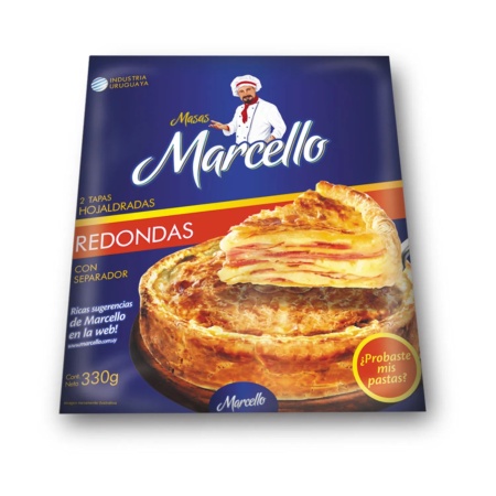 TAPA PASCUALINA REDONDA MARCELLO 330G