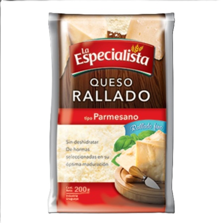 QUESO RALLADO LA ESPECIALISTA 200 GR