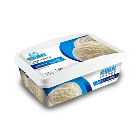 HELADO CRUFI CREMA 1 LT.