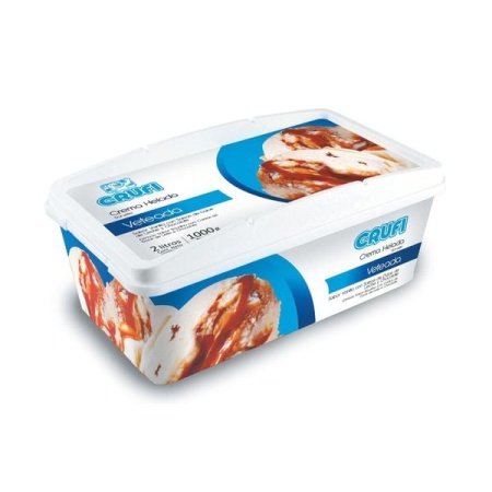 HELADO CRUFI CREMA VETEADA 2 LT.