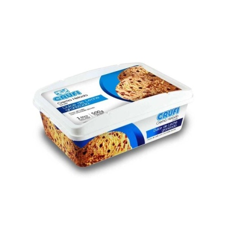 HELADO CRUFI DULCE DE LECHE GRANIZADO 1 LT.
