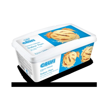 HELADO CRUFI FLAN 1 LT.