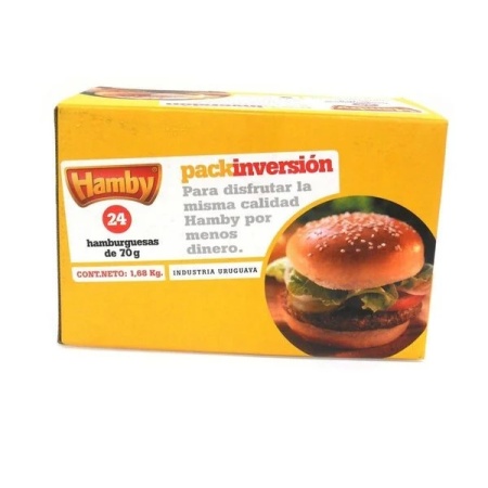 HAMBURGUESA HAMBY PACK INVERSION X 24