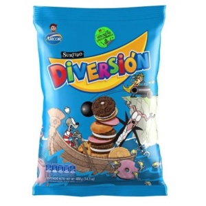 GALLETA SURTIDAS DIVERSION 400 GR .