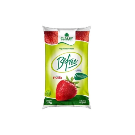 YOGUR BIOYOGUR BEFREE FRUTILLA CLALDY 1 LT