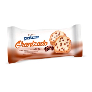 BUDIN GRANIZADO PORTEZUELO 250 GR.