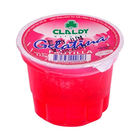 GELATINA CLALDY FRUTILLA 115 GR
