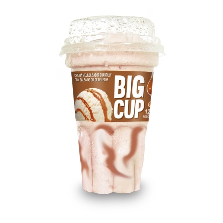 HELADO CRUFI BIG CUP DULCE DE LECHE