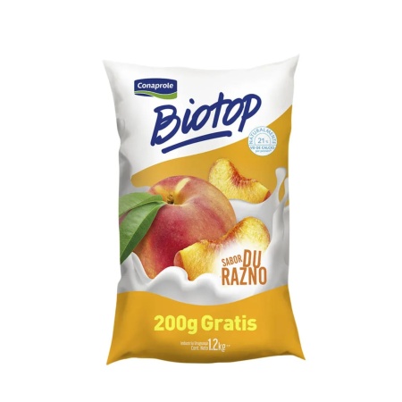 YOGUR BIOTOP DURAZNO CONAPROLE 1.2 LT