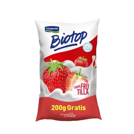 YOGUR BIOTOP FRUTILLA CONAPROLE 1.2 LT