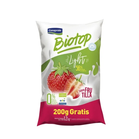 YOGUR BIOTOP FRUT LIGHT CONAPROLE 1.2 LT