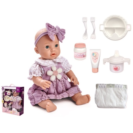 BEBÉ REBORN 41 CM CON ACCESORIOS