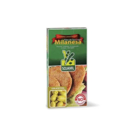 MILANESA SOJA SOJAMIL Y ACEITUNAS 400 GR