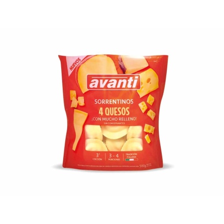RAVIOLES LA ESPECIALISTA 4 QUESOS 500 GR