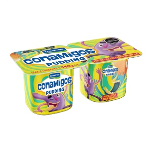 POSTRE PUDDING VAINILLA CONAMIGO X 2