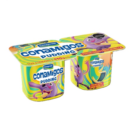 POSTRE PUDDING VAINILLA CONAMIGO X 2