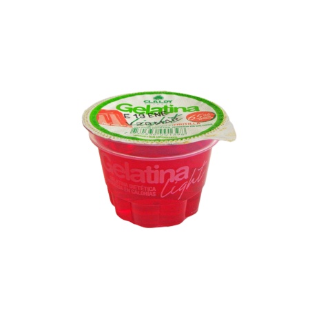 GELATINA CLALDY LIGHT FRUTILLA 115 GR