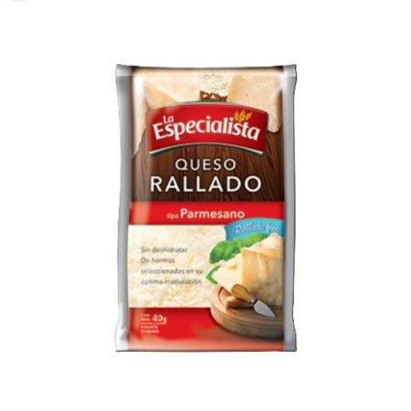 QUESO RALLADO LA ESPECIALISTA 40 GR