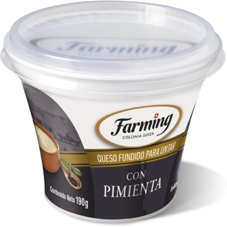 QUESO FDIDO C/PIMIENTA FARMING 190 GR