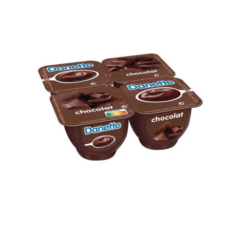 POSTRE DANETTE CHOCOLATE PACK X4 380 GR