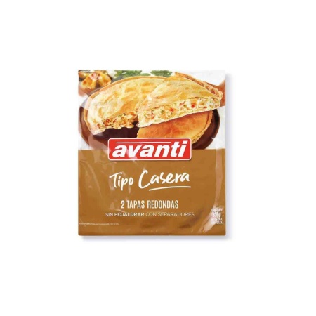 TAPA PASCUALINA REDONDA AVANTI CASERA
