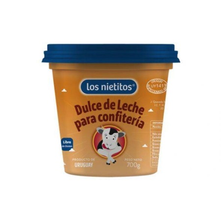 DULCE DE LECHE REPOSTERO LOS NIETITOS 700 GR.