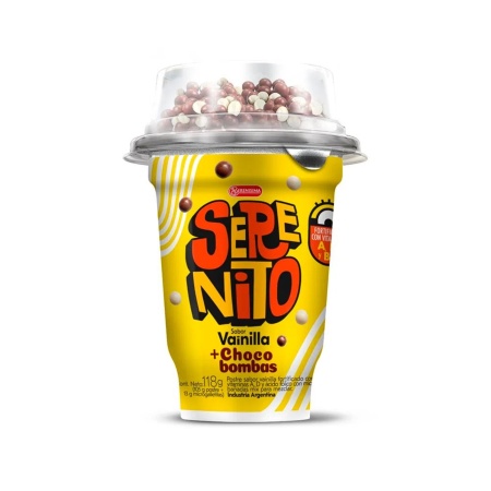 POSTRE SERENITO MIX BOMBON CROC.VAINILLA 120 GR