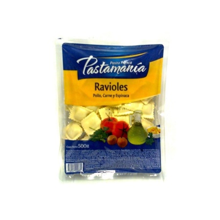 RAVIOLES PASTAMANIA POLL/ESPIN/CARN .500 GR