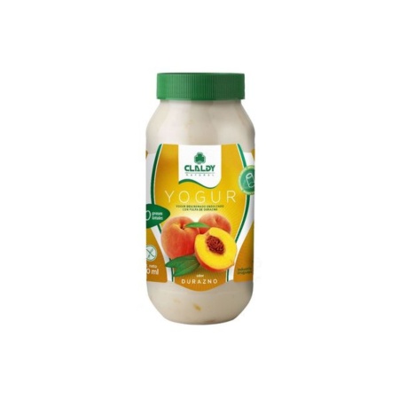 YOGUR DURAZNO DESCREMADO CLALDY 780 ML