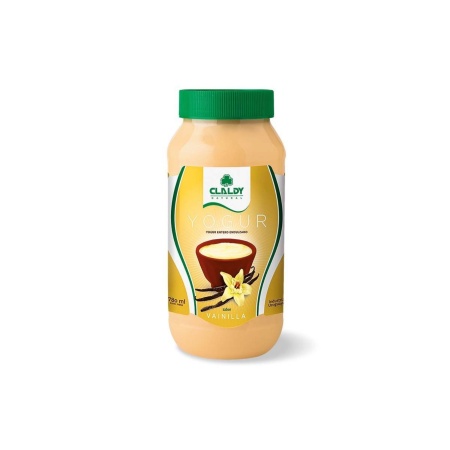 YOGUR VAINILLA ENTERO CLALDY 780 ML