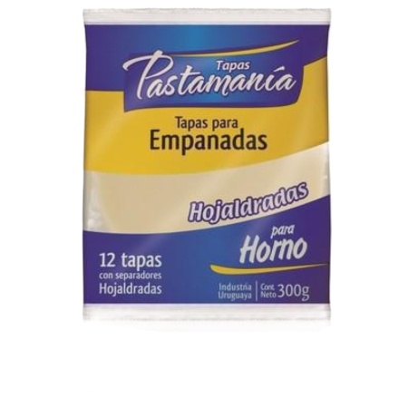 TAPAPARA EMPANADAS HORNO PASTAMANIA X 12