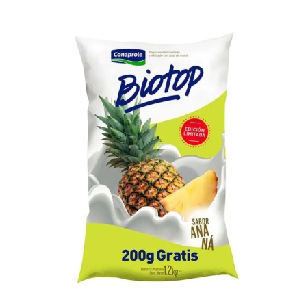 YOGUR BIOTOP ANANA CONAPROLE 1.2 LT