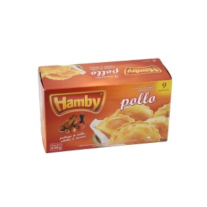 EMPANADAS HAMBY POLLO X 9